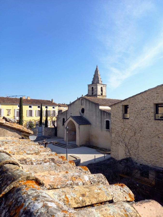 Les Chambres Du Vieux Bistrot Cabrières-dʼAvignon Exteriör bild