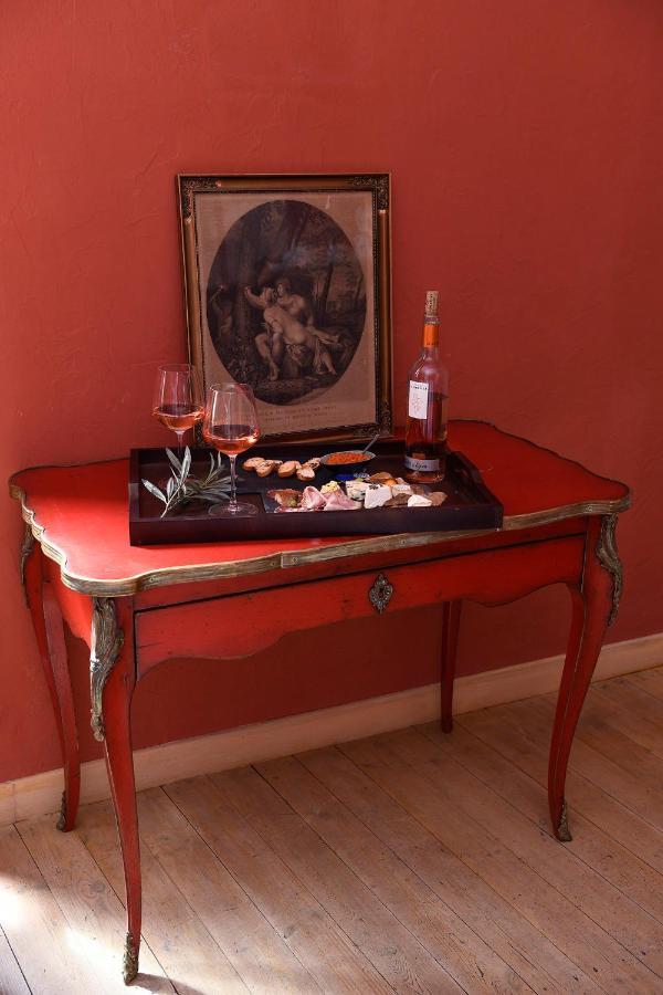 Les Chambres Du Vieux Bistrot Cabrières-dʼAvignon Exteriör bild