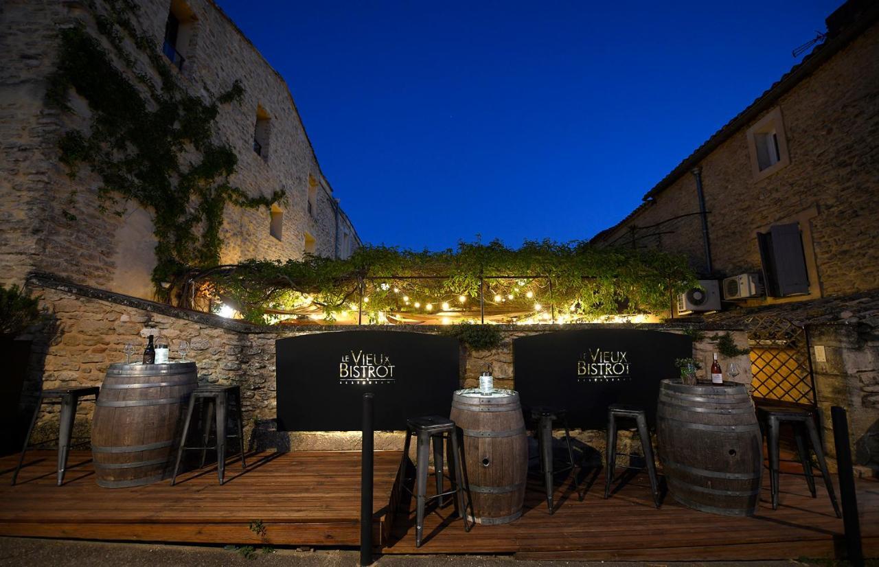 Les Chambres Du Vieux Bistrot Cabrières-dʼAvignon Exteriör bild