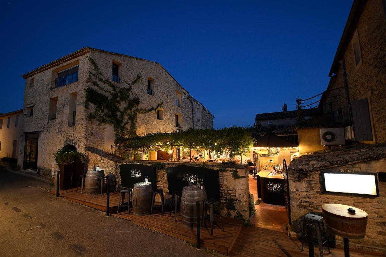 Les Chambres Du Vieux Bistrot Cabrières-dʼAvignon Exteriör bild